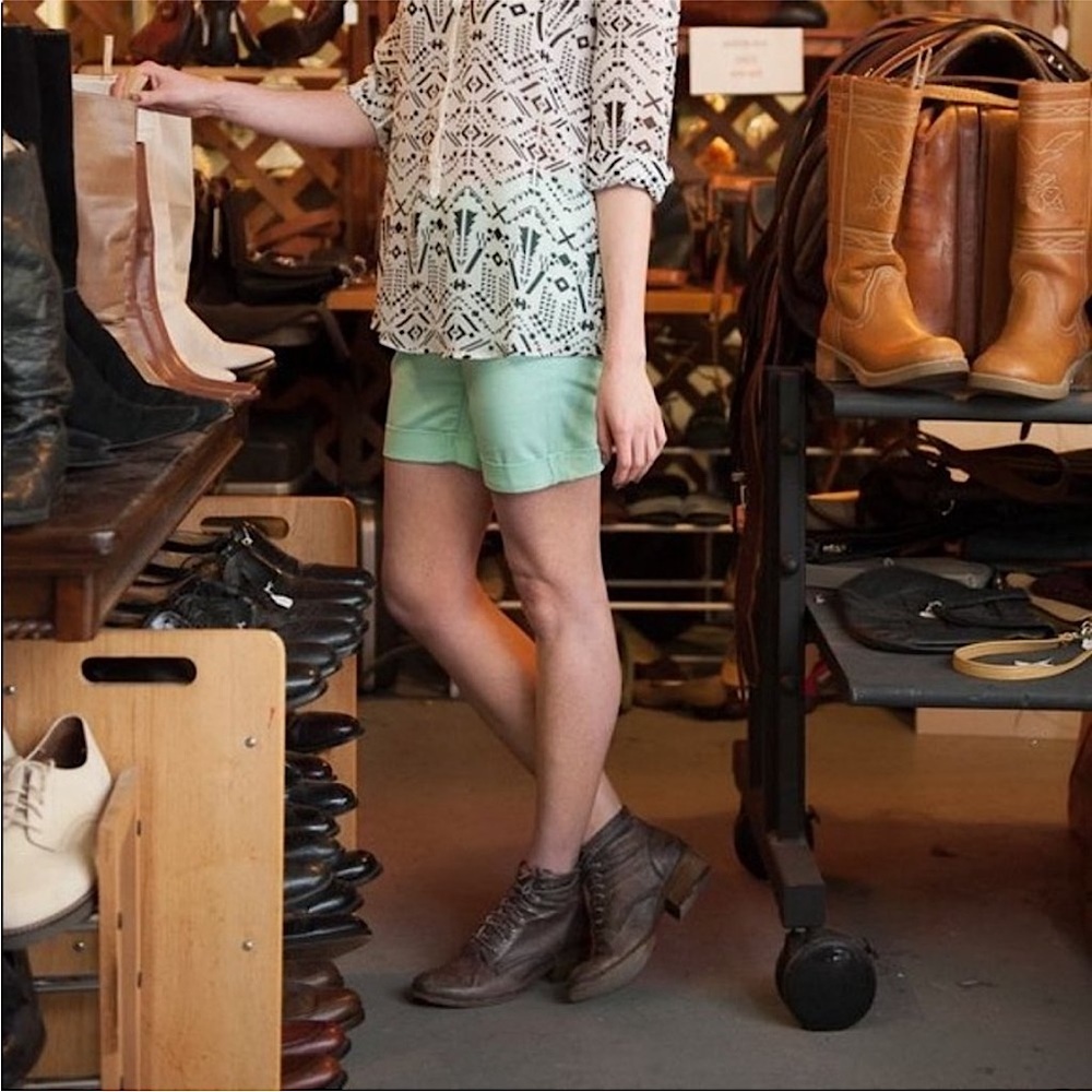 $369 Frye Carson Lace-Up Cognac Brown Leather LaceUp Oxford Academia Ankle Boot - Picture 5 of 16